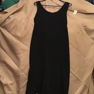 Black tank top dress